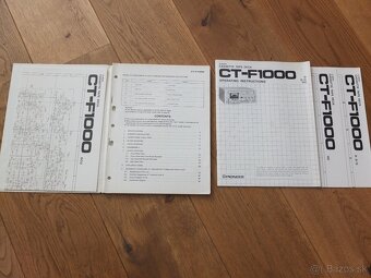 PIONEER CT-F 1000--Servisní kniha+schémata - 3