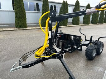 Vývozka - príves na drevo JANSEN HRW-15 1,5T - 3