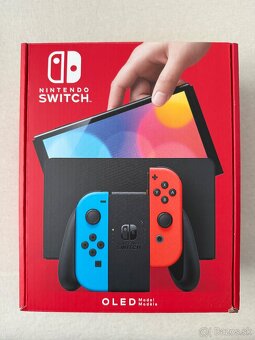 Nintendo Switch OLED 64 GB – Neon Red/Blue - 3