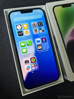 iPhone 14 plus 128GB midnight - 100% batéria - 3