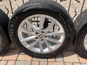 235/55 R18 - 5x112 Letná sada kolies original Škoda,VW - 3