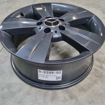 Hliníkové Mercedes disky 5x112 R17 7J ET56 - 3