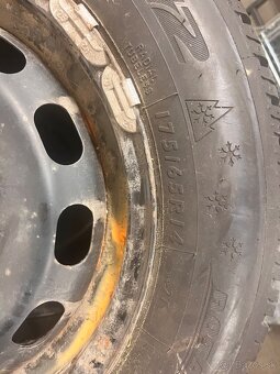 Predam pneumatiky 4ks - Dunlop Winter response 175/65R14 - 3