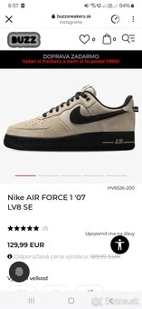 Panske nike air force č.8 - 3
