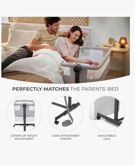 Detská polohovatelna postielka - 3