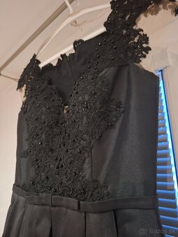 Cierne spolocenske saty - 3