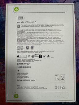 Apple iPad mini (A17 Pro) Wi-Fi 2024 NOVÝ NEROZBALENÝ - 3