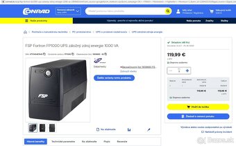 predam zalozny zdroj ,,UPS,, - FP Series 1000 - 3
