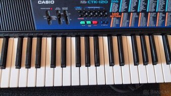 Prodám přenosné hrající klávesy Casio CTK-120 i na baterie . - 3