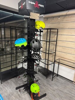 Predám policový diel IKEA VITTSJÖ – čierno-hnedý/sklo, 51 × - 3