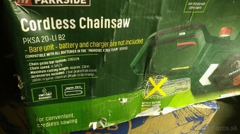 Reťazová píla aku Parkside PKSA 20Li-B2 odskúšaná - 3