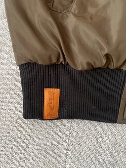 Pánska bunda bomber Pilsner Urquell zelená - 3