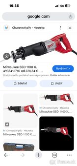 milwaukee SSD1100x profi chvostova pila - 3