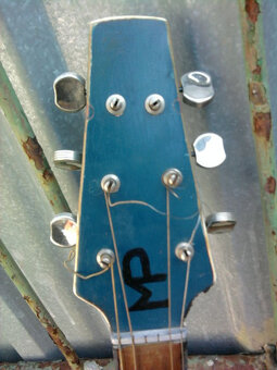 Stará československá elektrická Gitara-domáca prerábka - 3