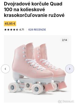 Dvojradové korčule Quad 100 na kolieskové - 3