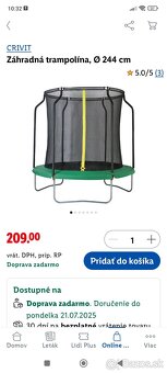 Ponúkam detskú trampolínu na skákanie - 3