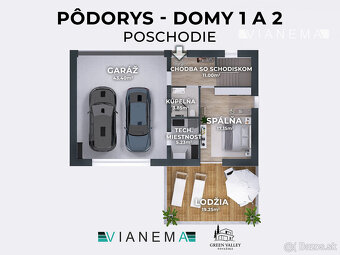IBA U NÁS 4i rodinný dom s garážou a pozemkom 710m2, PB - 3
