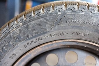 plechové disky 5×114,3 R15 + zimné pneumatiky - 3