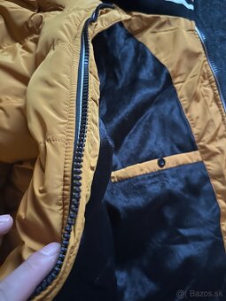 Pánska zimná bunda veľkosť L zateplená s kapucňou - 3