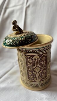 Starožitná keramická nádoba na tabak - 3