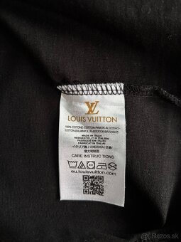 louis vuitton Čierne tričko - 3