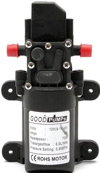 Membránové čerpadlo do karavanu, 6 l/min, 12 V/70 W - 3