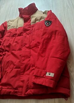 Pánska červená páperová vetrovka, XL/XXL - 3