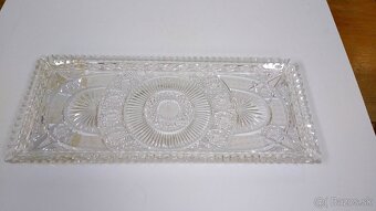 Krištáľová ručne brúsená tácka - 3