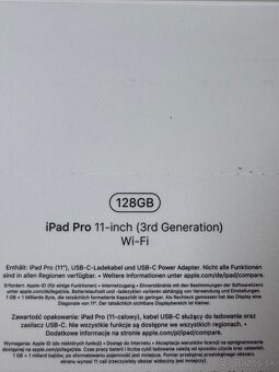 Apple iPad Pro 11-inch (3rd Generation) Wi-Fi, 128GB, Silver - 3