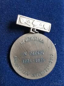 Strieborná medaila Jána Adama Reimana - 3