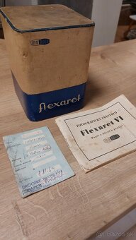 Flexaret krabica, záručný list, návod k použitiu - 3
