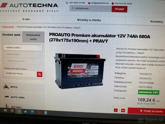 Predám autobatériu PROAUTO - 3