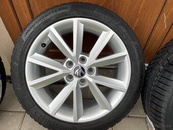 Skoda FABIA disky silber 7jxR16 ET46 215 45 R16 Zimné - 3