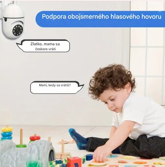 Wi-Fi Bezpečnostná Kamera + 64 GB SD karta - 3