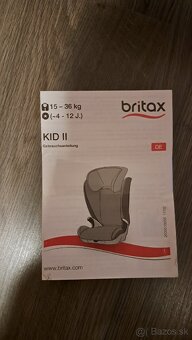 Autosedacka Britax - 3