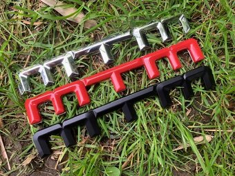 MTM ZNAK CERVENY CIERNY CHROMOVY - 3