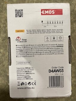 Led vianočná reťaz 12m - 3