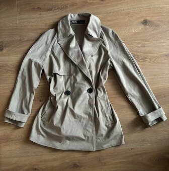 ZARA - béžový trenčkot - 3