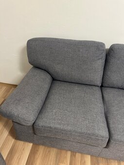 3-miestna sivá sedačka - 3