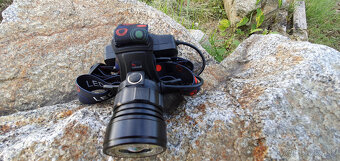 výkonná led čelovka, cob čip - 3