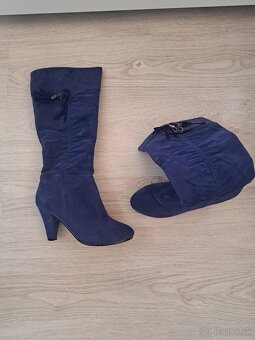 Čižmičky v krásnej modrej farbe - 3