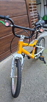 Predám detský bicykel WOOM 3 žltý  "16" - 3
