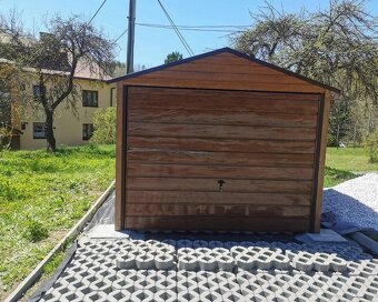 Plechová garáž 3x4m - 3