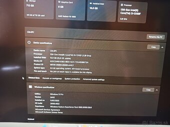 Herné PC - I3-12100f/RX6600 8GB/16GB Ram + Monitor - 3
