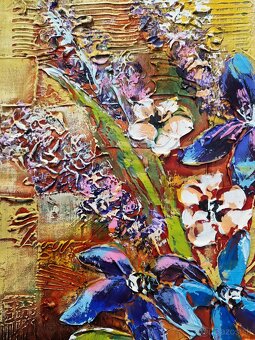 SHAUL KOSMAN - originálna olejomaľba, moderný expresionizmus - 3