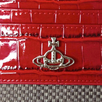 Vivienne Westwood červený držiak na karty - 3