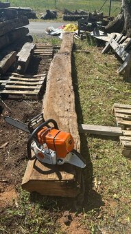 Dubové ručne kresané hranoly z drevenice - 3