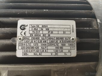 Elektromotor s prevodovkou - 3