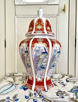Japonská porcelánová váza Oshún - 3