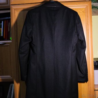 Čierny kabát Zara Man – pánsky, veľkosť L – elegantný zimný - 3